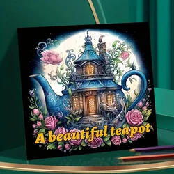 1pc Art Coloring Book 22 Page Coloring Books Gift For Birthday Party Relieve Stress Kill Time Graffiti Painting Drawing Art Book