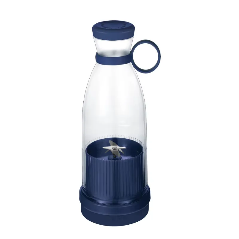 Practical Mini Wireless Charging Juicer for Home Use, USB 350 ml Stainless Steel Blade, Small Juice Shaker Cup Operation
