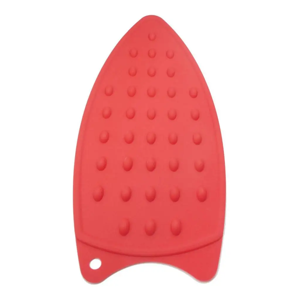 26.5cm Household Non-slip Heat Insulation Silicone Electric Flat Iron Pad Mat Holder Silicone Iron Rest Pad For Ironing Board