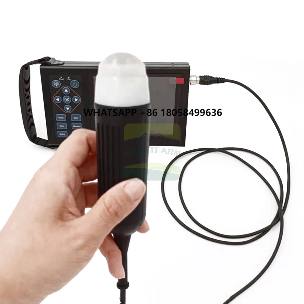 

Portable Veterinary Monitoring Device Livestock Goat Tester Sow Farm Ultrasound Scanner Aluminum Frame Sheep Sonar