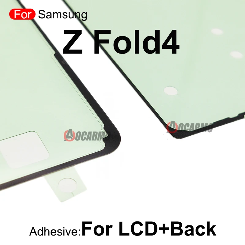 For Samsung Galaxy Z Fold4 Z Fold5 F946 F936 Front LCD Sticker Back Cover Adhesive Glue Replacement