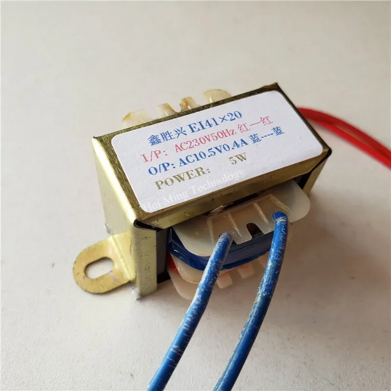 Transformer Copper 230V To 10.5V 5VA EI41*20 Custom for Ice machine water heater dishwasher control transformers