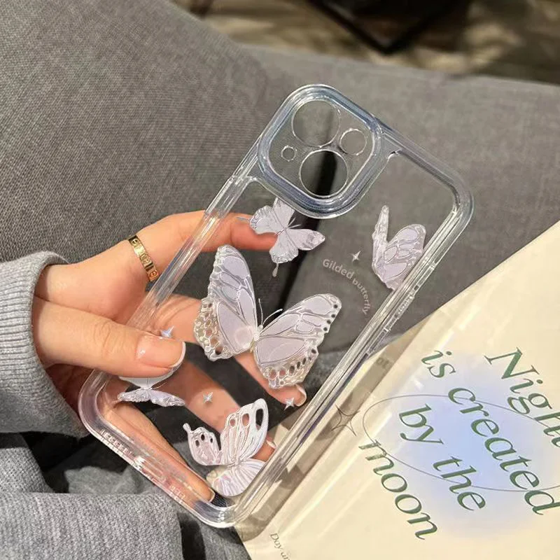 Flower Case For Samsung A54 5G Fundas Samsung Galaxy S24 S23 Ultra S22 A34 A53 S21 FE A33 A52 A15 A35 Silicone Transparent Cover image 6