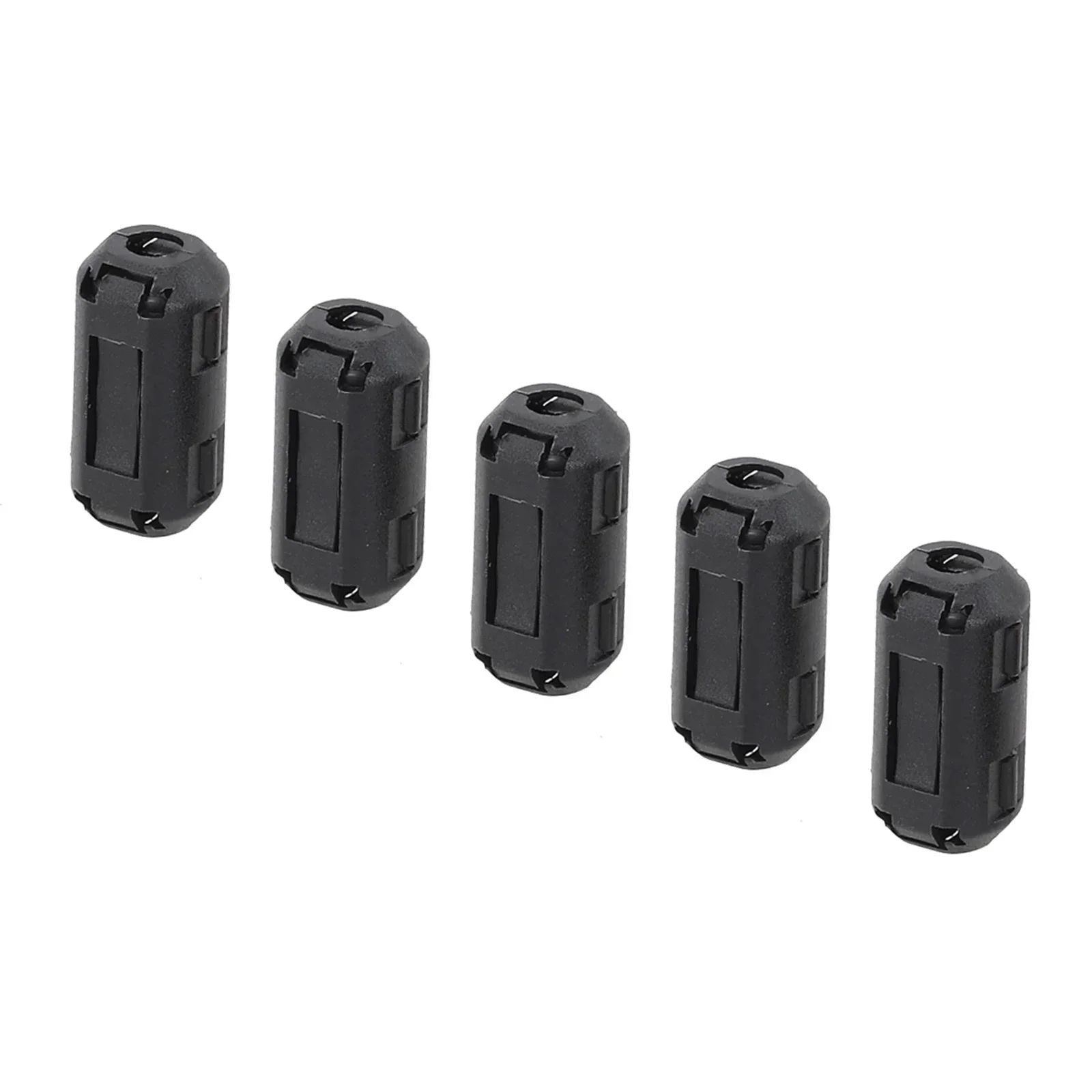 5pcs 3.5/5/7/9/13mm Toroidal Core Ferrite Bead Clip Choke EMI RFI Noise Filter Clip For Power Cord USB Antenna Audio Cable