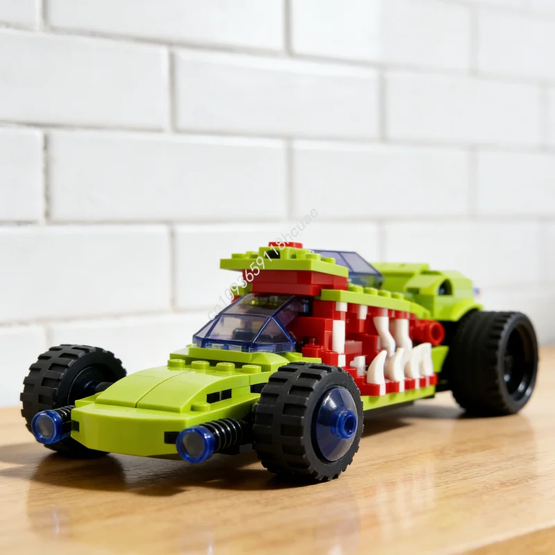 

292pcs MOC Cars Loco Croco Model Building Blocks Architecture Creative DIY Toys Idea Christmas Gift Education Brick Kids