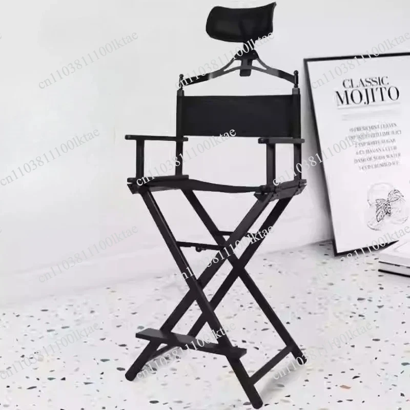 Outdoor Aluminum Folding Chair Professional Makeup Stool for Studio Photography Director Seat Portable Compact Camping Chairs