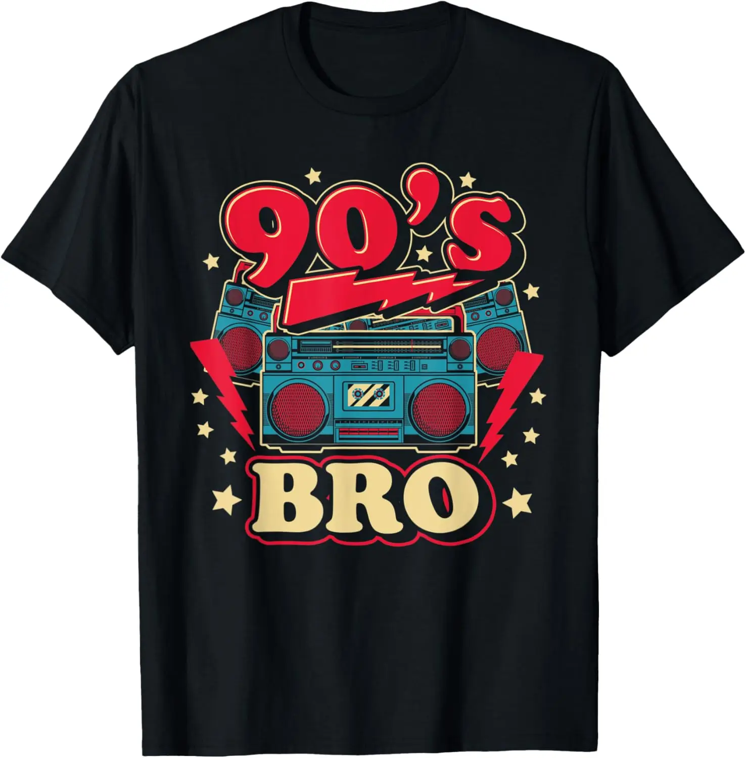 1990 Costume Theme Party 90s Bro CD Player Retro Nineties T-Shirt