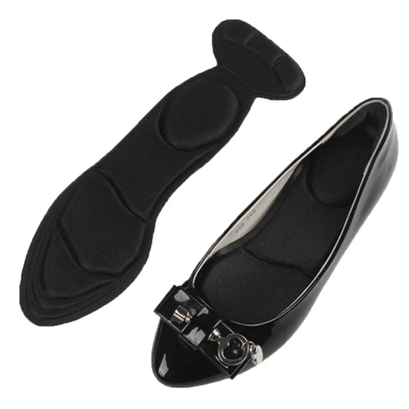 1Pair T-shaped Memory Foam Insoles Invisible Women Arched Support Insert High-heels Shoe Pads Heel Protection Insole image 6