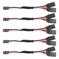 5pcs/lot 150mm 300mm 500mm RC Servo Y Extension Cord Cable Lead Wire for JR Futaba Rc Battery Drone Car Boat Helicopter Airplane