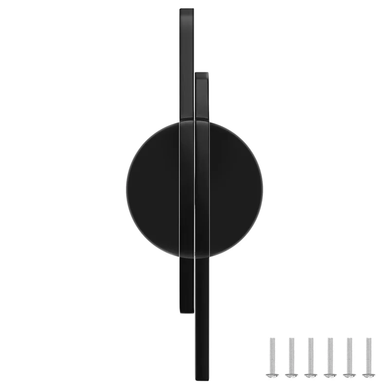 

M12K-2 Cabinet Pulls,Half Round Black Cabinet Knobs,Matte Black Cabinet Pulls For Closets And Cabinets 2-1/2 Inch (64 Mm)