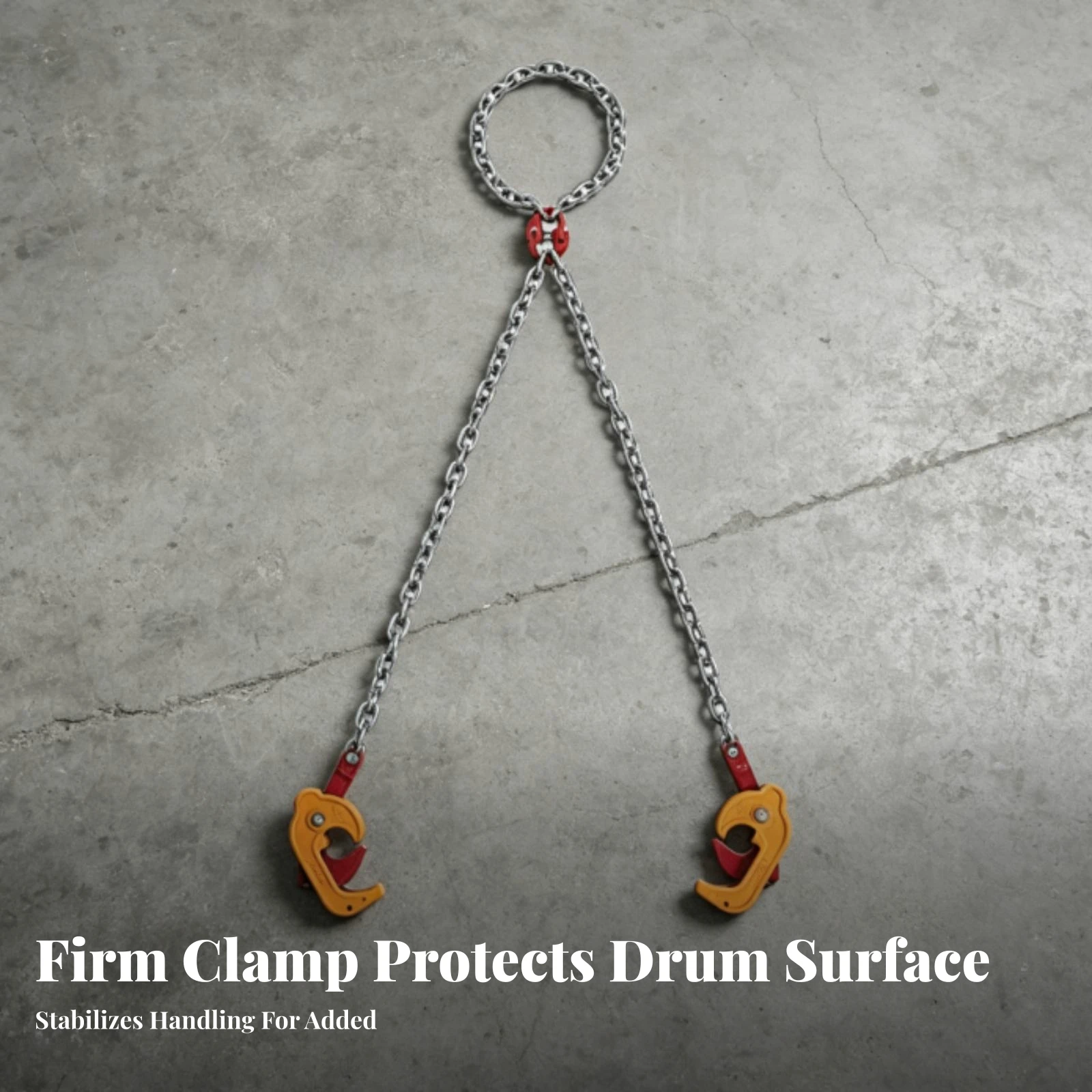 Barrel Lifting Clamp Integrated Oil Drum Lifting Clamp Chain Overhead Gripper Metal