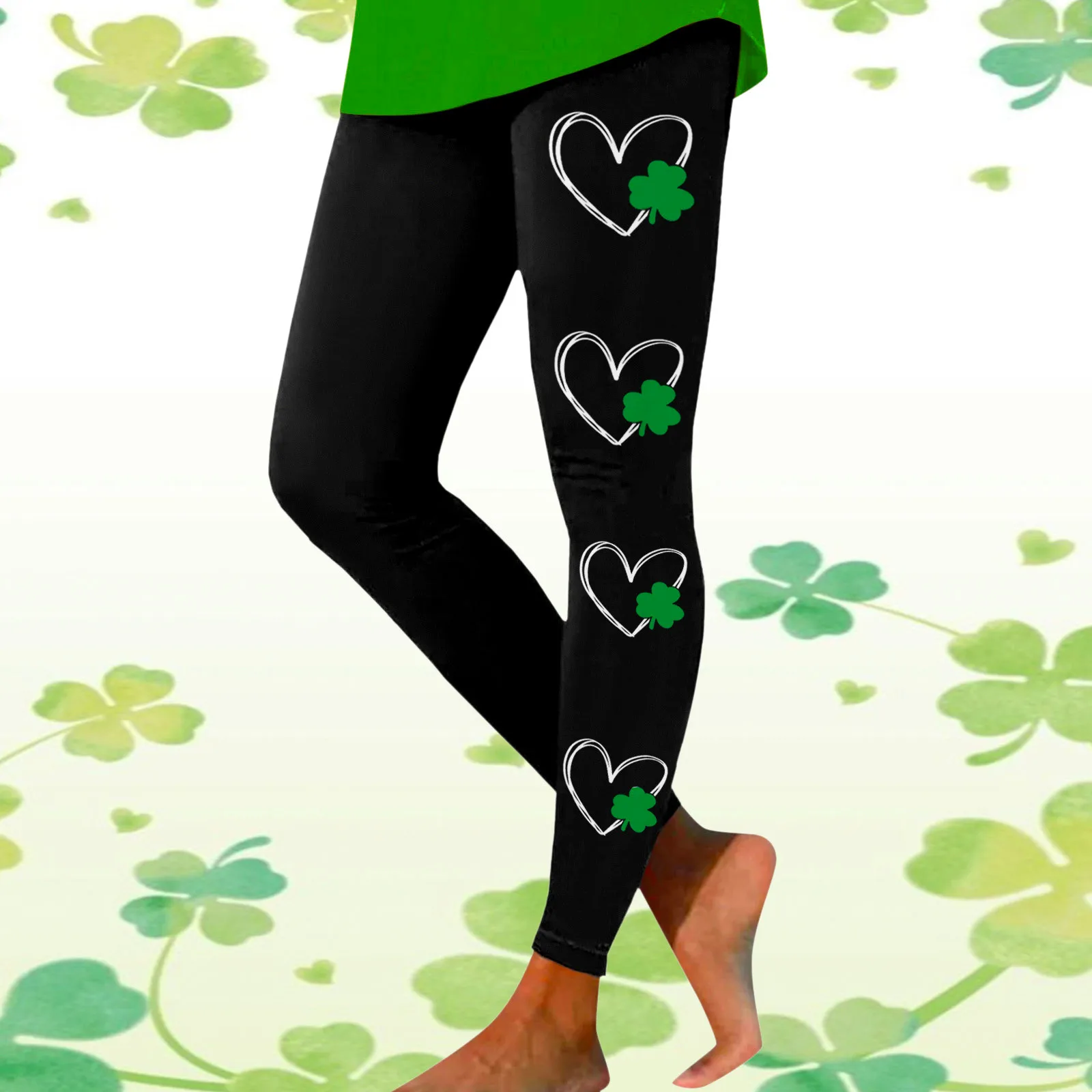 

St. Patrick'S Day Women Legging Casual Fashion Printed Sports Leggings Casual Yoga Leggings Japanese Style Trousers