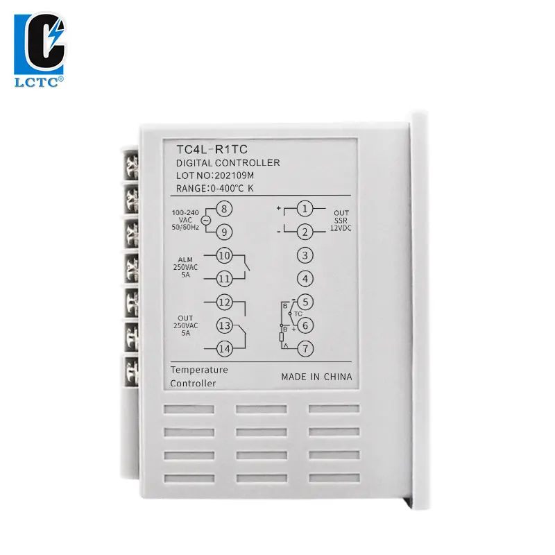 LCTC PID Temperature Controller SSR+RELAY 4-20mA Output Multiple Input TC4L 96*96 PID Digital Regulator Intelligent Display