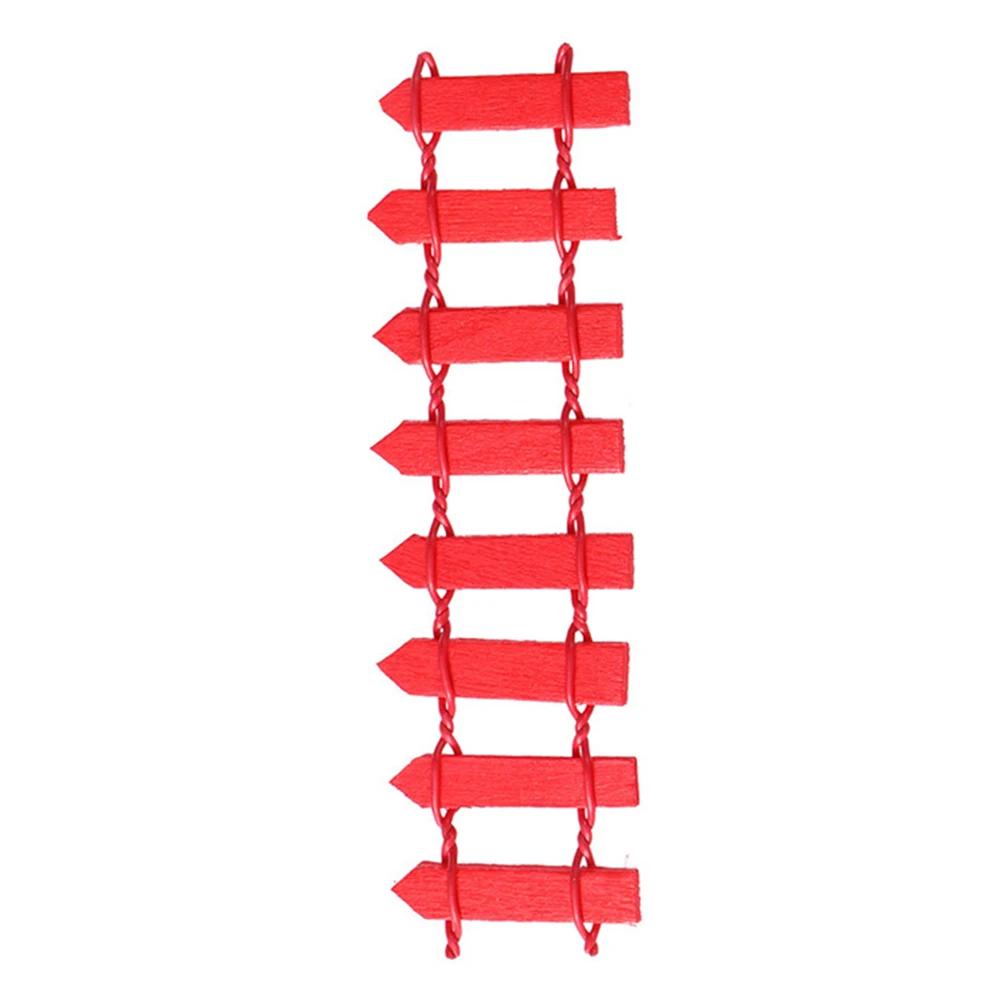 

10pcs Miniature Wood Fence Micro Landscape DIY Garden Decoration Christmas Tree Picket Fence Small Realistic Hotel Courtyard