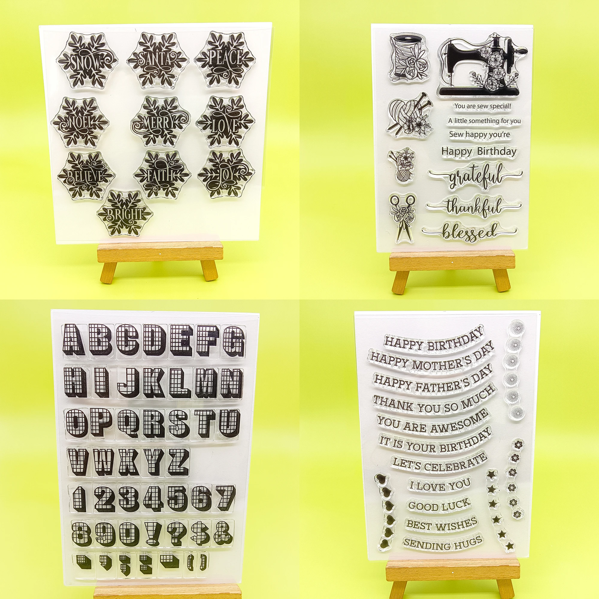 Alinacutle Klare Stempel Weihnachten Schneeflocken Nähen Scrapbooking Handgemachte Karte Papier Handwerk Gummi Transparent Silikon Stempel