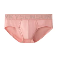 New Men's Underwear Men's Mid Waist Modal Thread Underwear Triangle Pants Breathable Soft and Skincare Comfortable 3