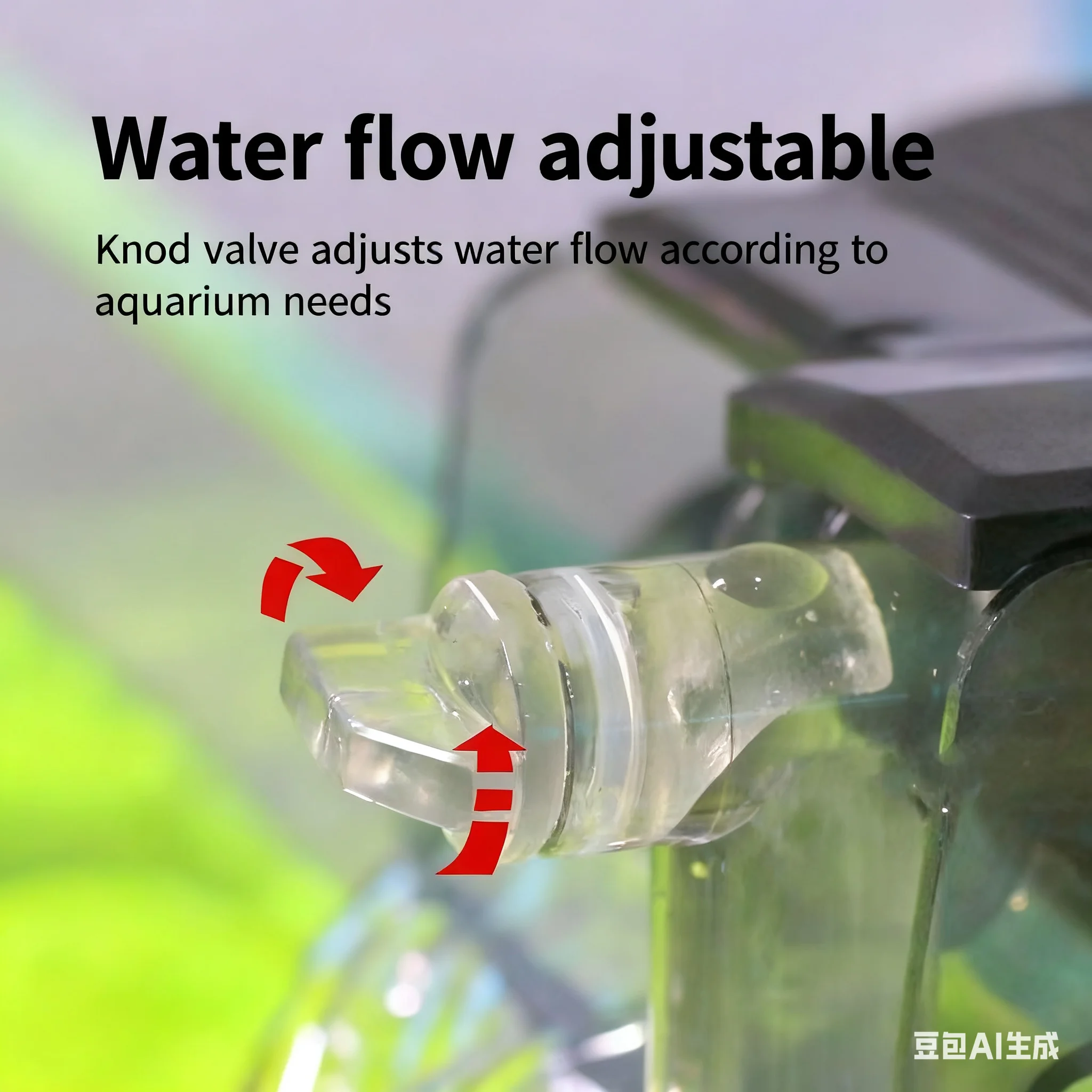 Aquarium New Hanging Filter Mini Filter Fish Tank USB power interface 2.5W Flow 250H/L Suitable for fish tanks below 30cm image 6