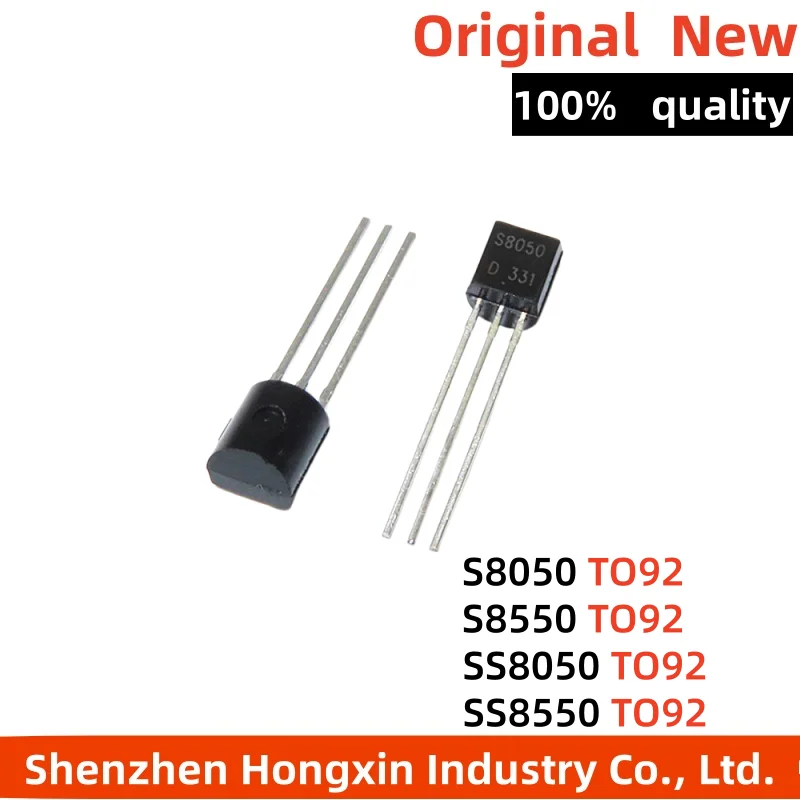 50-100 pieces of direct insertion transistor S8050 S8550 SS8050 SS8550 S8050D S8550D direct insertion TO92