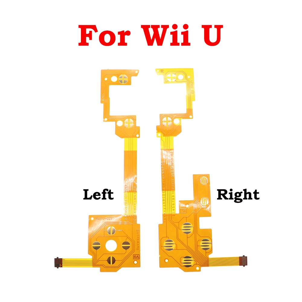 Left Right Button Conductive Film Ribbon Flex Cable Repair for Wii U PAD Gamepad