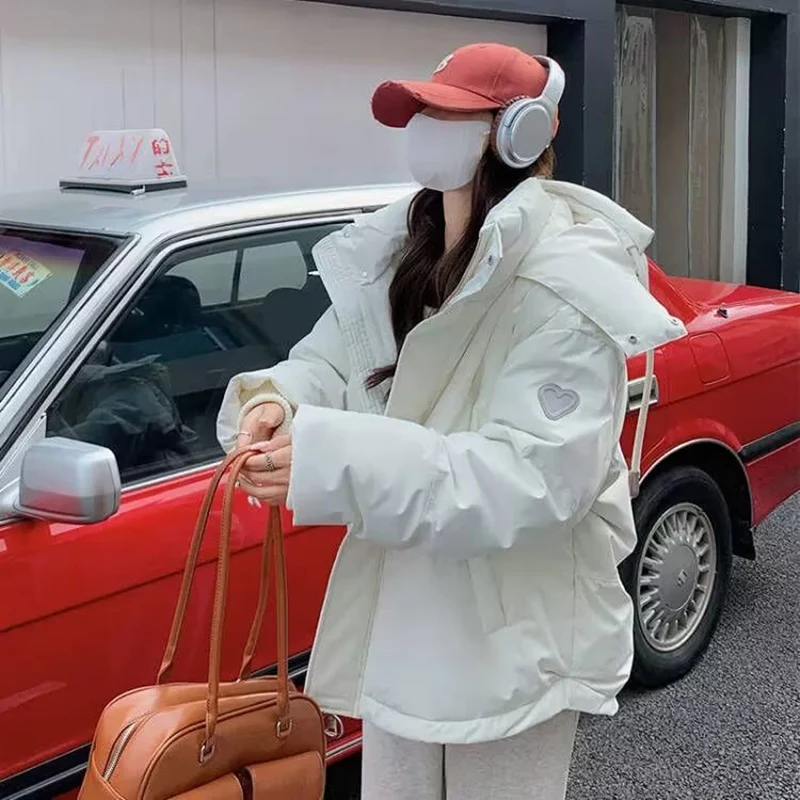 

Parka Hiver Womens All-Match Vacation Bow Decorated Ruched Sides Olive Hue Necessary Fall-Winter Basics Girls Hot Trekking Vibes