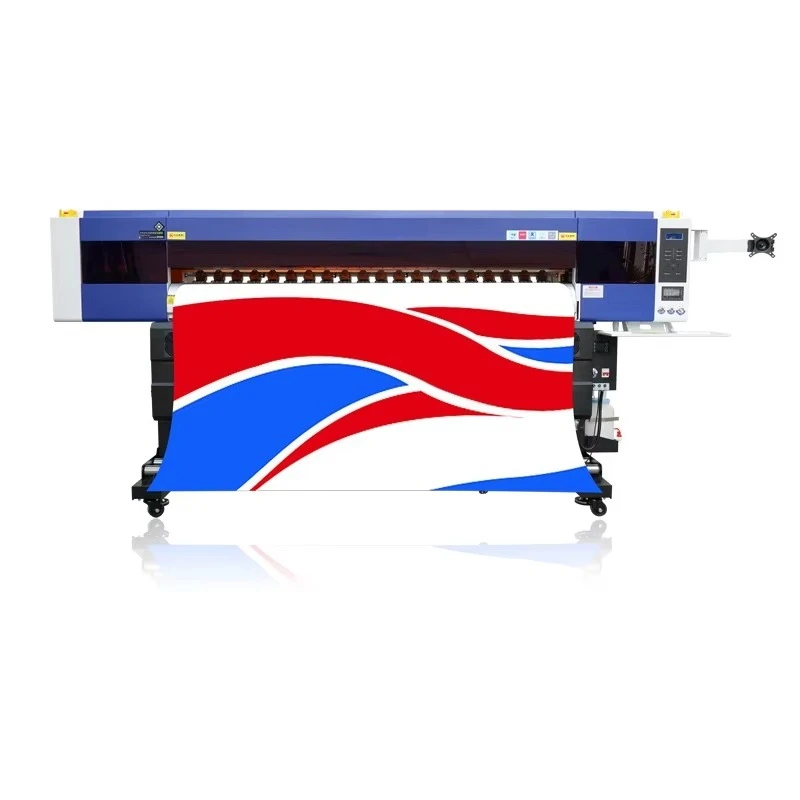 AUDLEY 6 Feet UV Roll to Roll Inkjet Printer CMYK W V Film Banner Printer for Outdoor Indoor Advertising Material