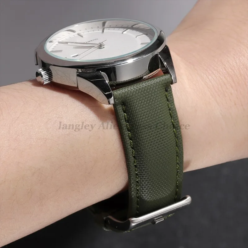 Cinturini in tela di vela da 20mm 22mm per Omega per Blancpain per Seiko Divers Orologi Uomo Donna Cinturini per orologi impermeabili in nylon a sgancio rapido