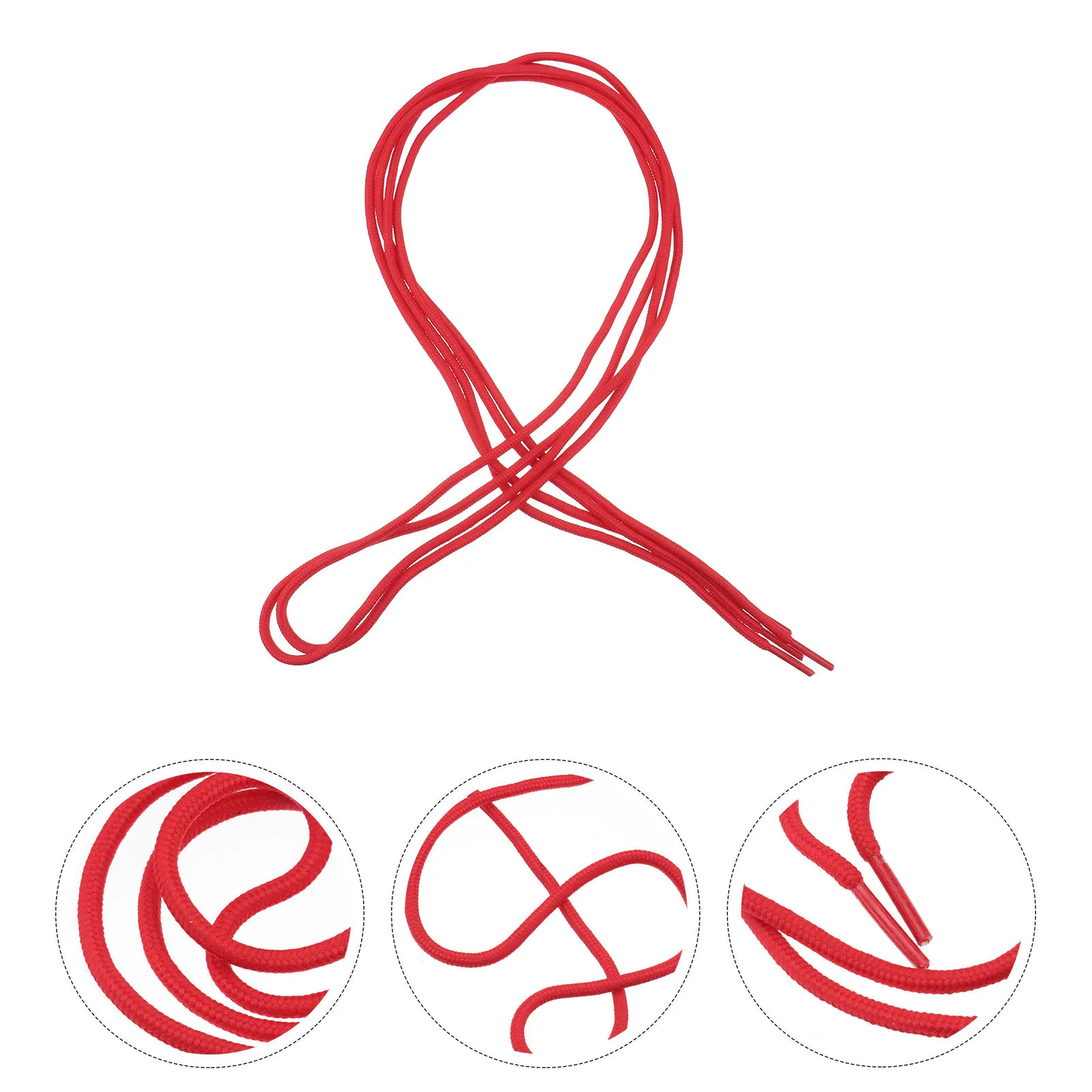 

1Pair Round Flat Shoelaces Polyester Material Casual Shoes Tie Decorative Shoe Lace Stylish Fashion Shoelaces Footwear