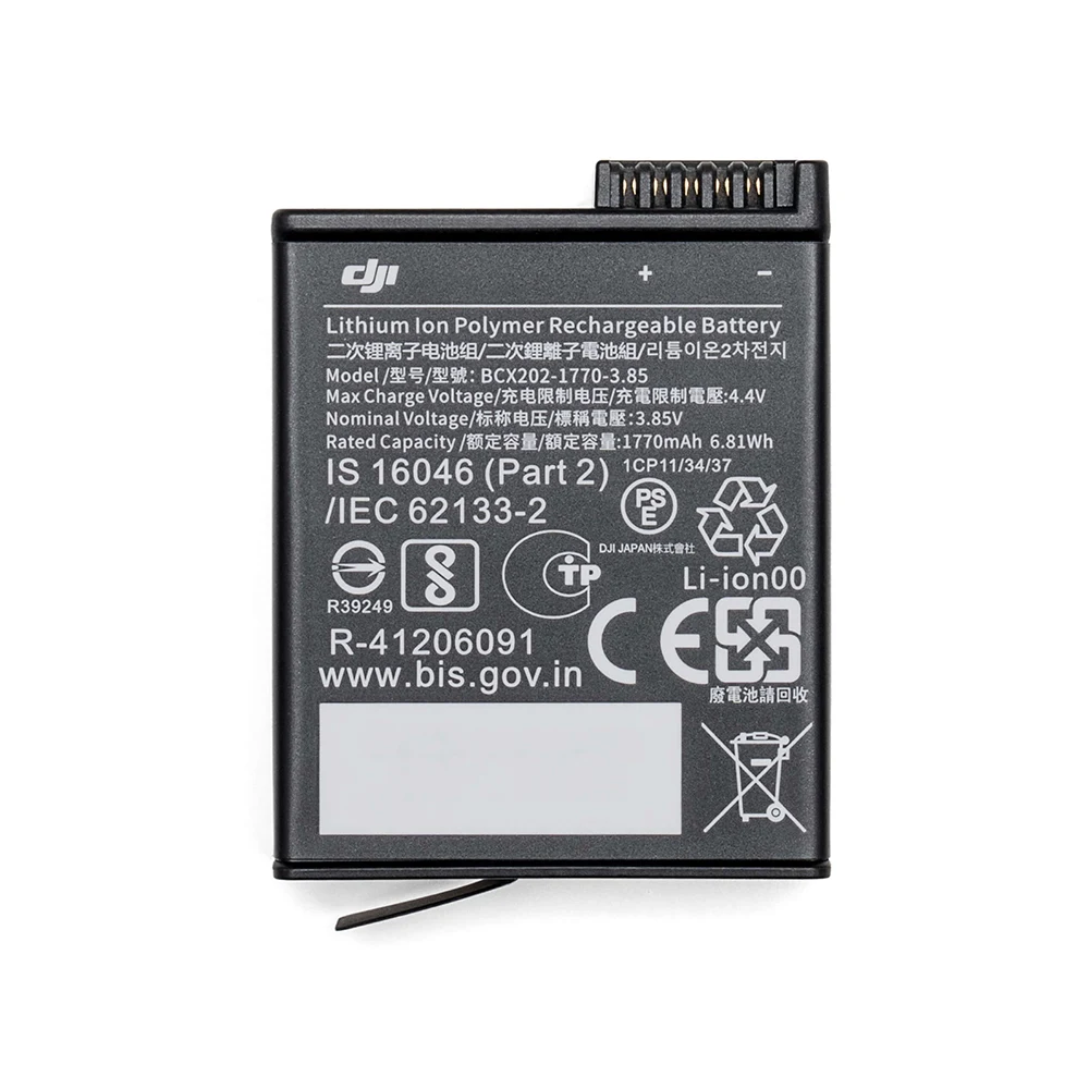 DJI-Osmo Action 3 익스트림 배터리 오리지널 액세서리 최대 160 분 배터리 수명 지원, 최대-20 ° 내한성