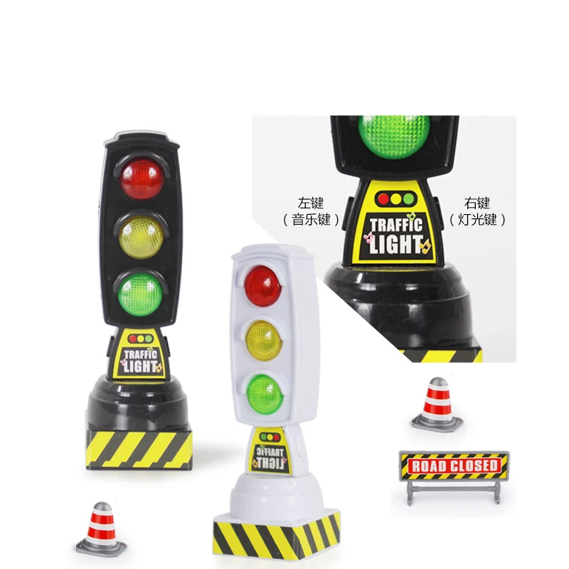 Traffic Light Toys Sound And Light Music Can Be Switched Children's Toys Mini Traffic Signal Lights Toy Children Educational Toy