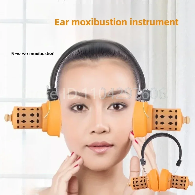 Ear Point Therapy Hot Compress Ear Eye Moxibustion Head Massage Portable Moxibustion Household Tools Box Beauty Salon Instrument