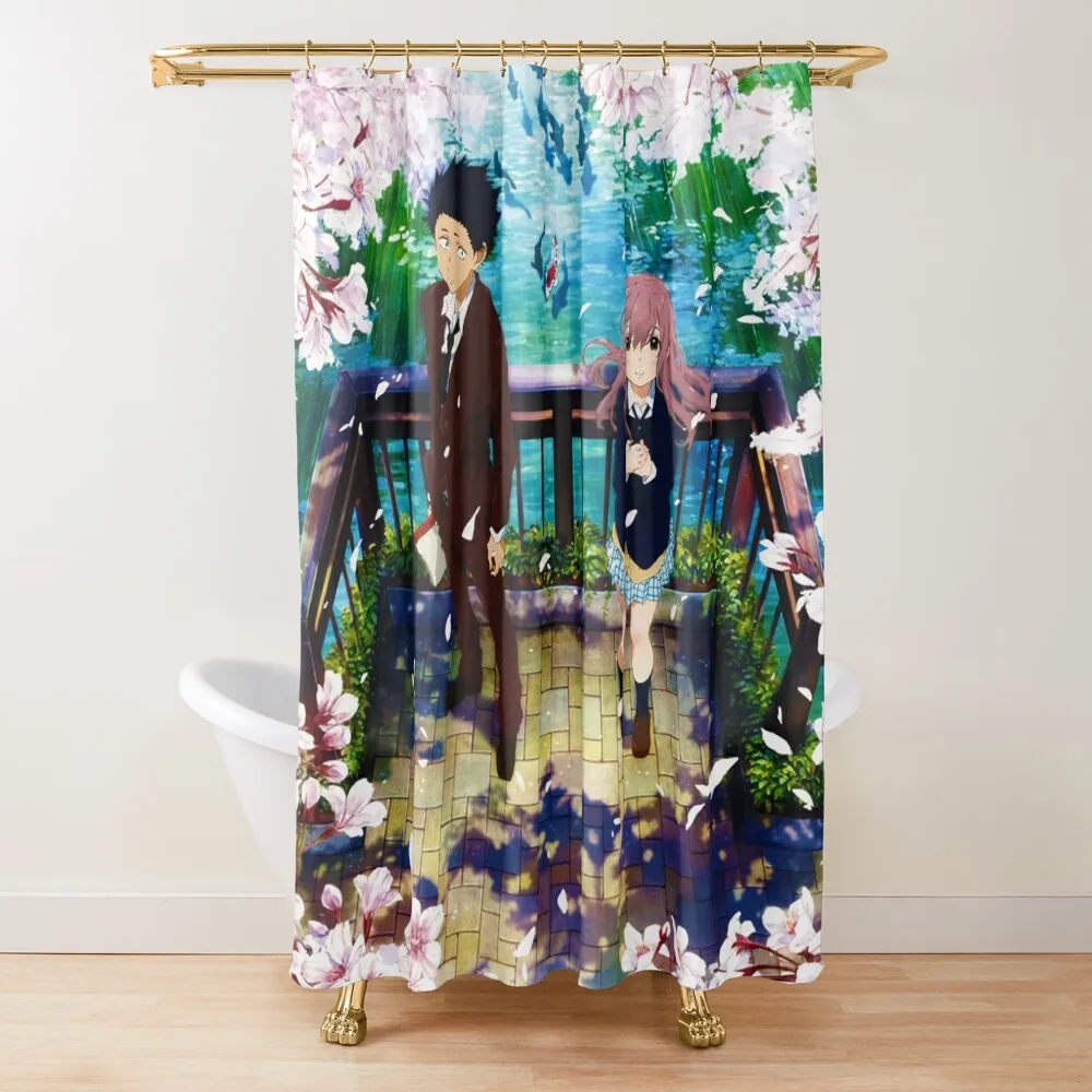 

A Silent Voice Anime Shower Curtain Window Shower Bathroom Bathroom Accessorys Curtain