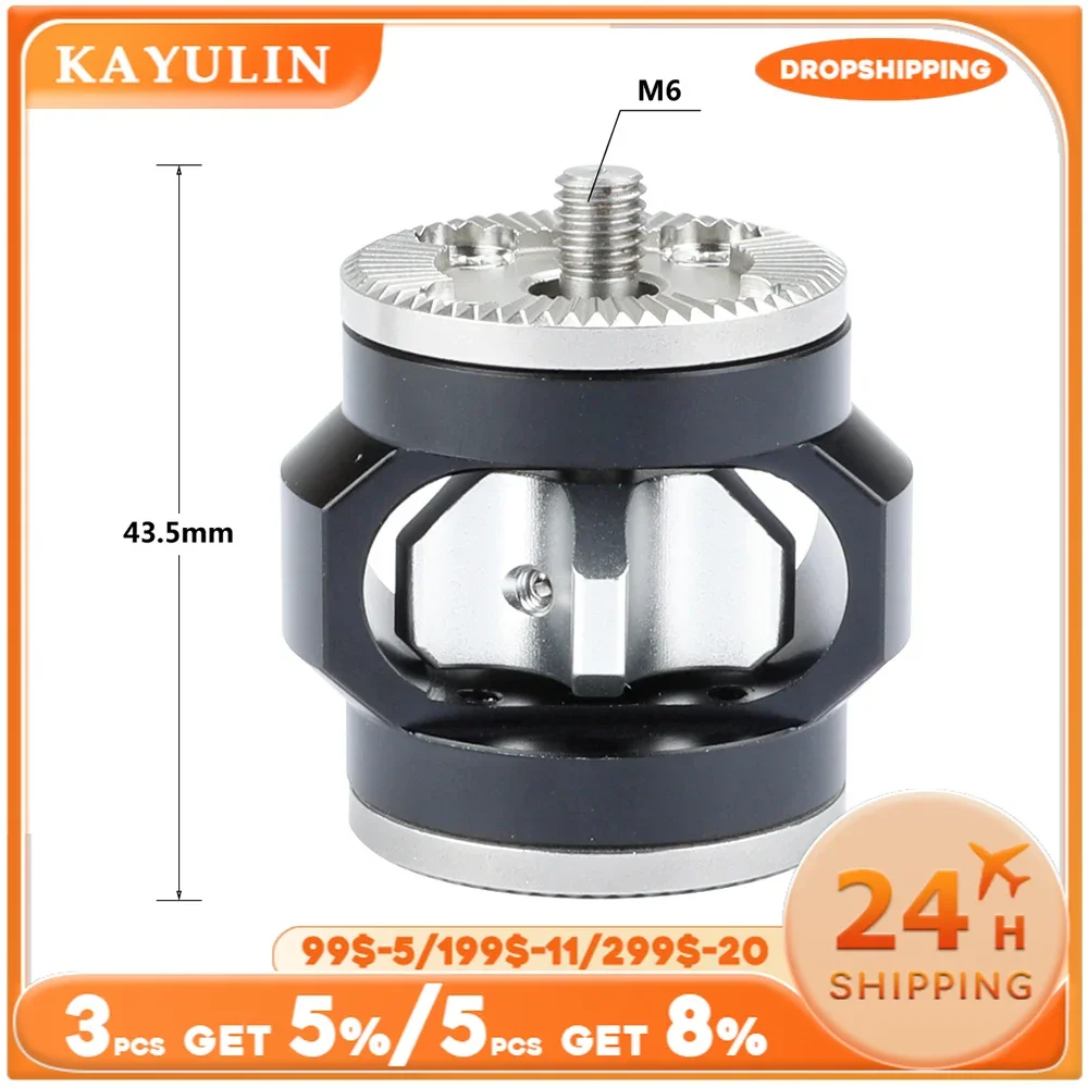 Kayulin Doppio Arri Rosetta Mount Extension Con M6 Maschio e Femmina Filo per qualsiasi Rosetta accessori