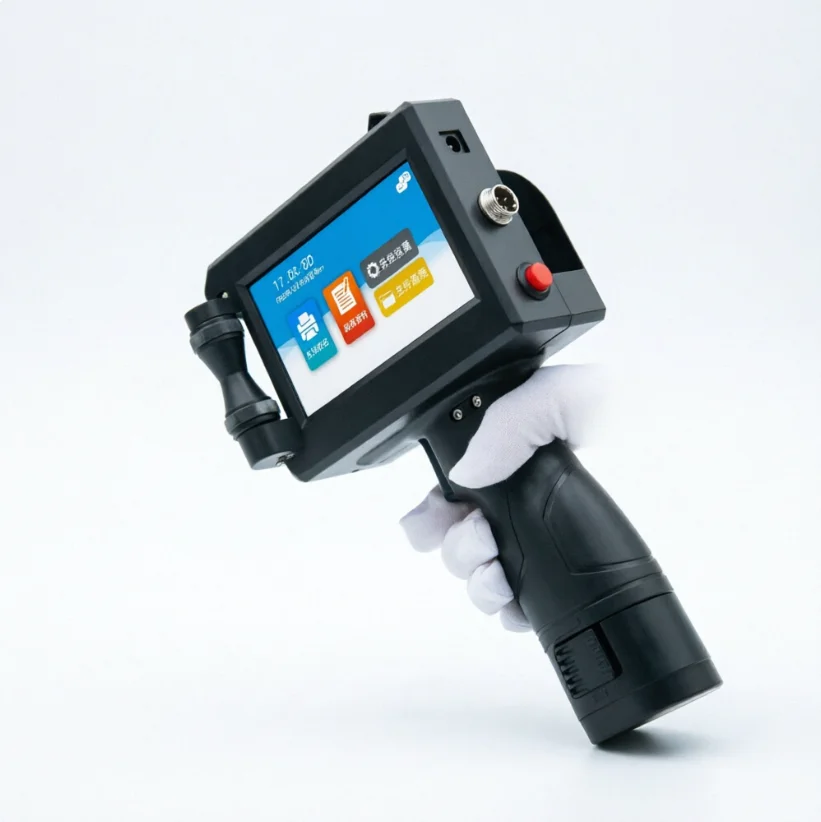 

Industrial D20 25.4mm Handheld Inkjet Printer Portable Coder for Large Logo QR Code Batch Printing Fast Dry Hand Jet Machine