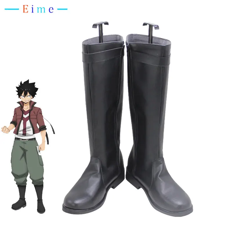 Anime EDENS ZERO Shiki Granbell Cosplay Shoes PU Leather Shoes Halloween Carnival Boots Cosplay Prop Custom Made