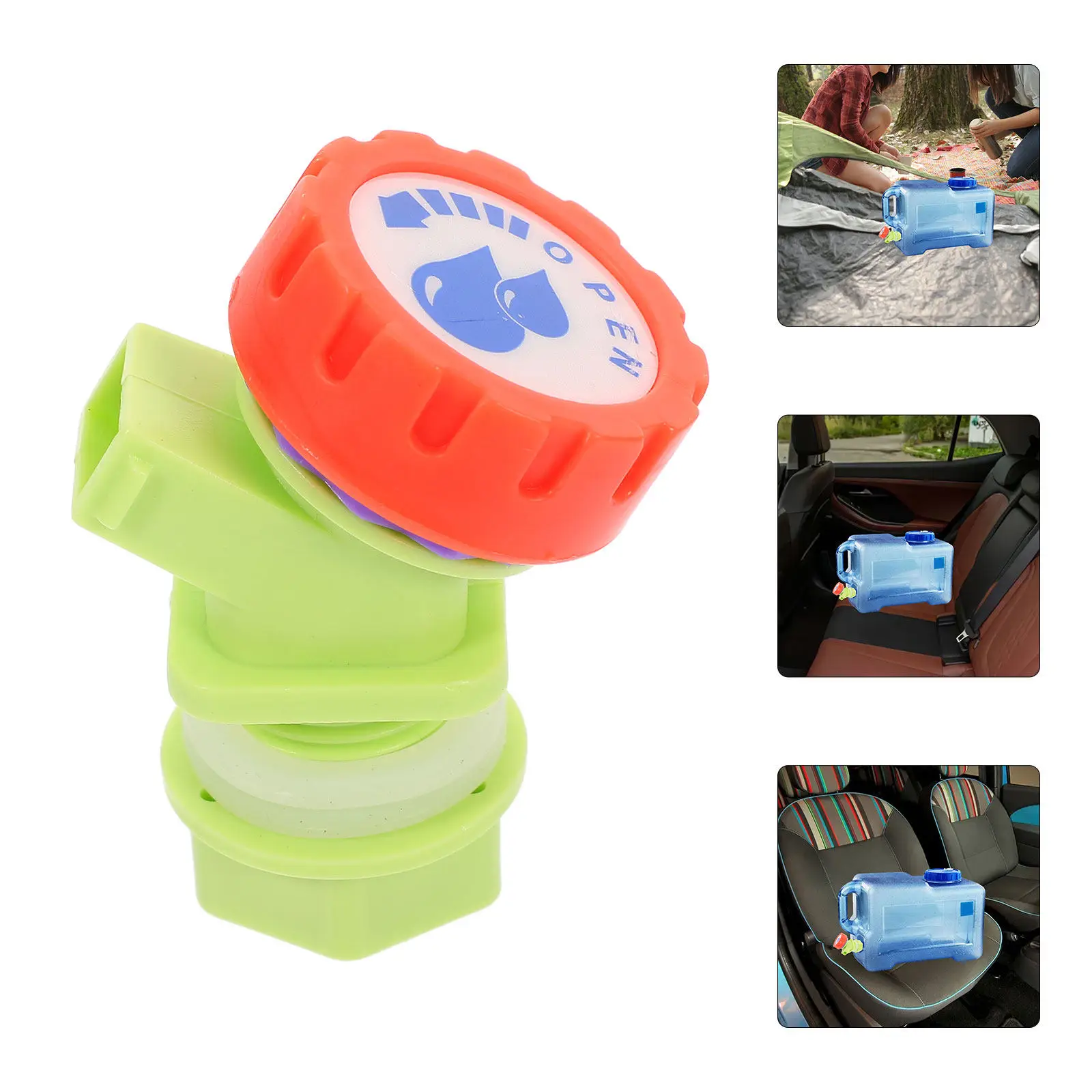 

Запасной кран для кувшина с водой, зеленый - герметичный пластиковый кран для диспенсера воды, уличного изоляционного бокса