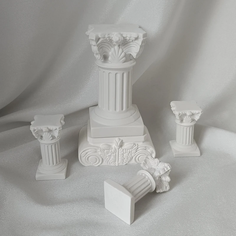 Plaster Photo Props Ornaments Roman Column Ins Scandinavian Desktop Scenic Display Still Life Shooting Decoration