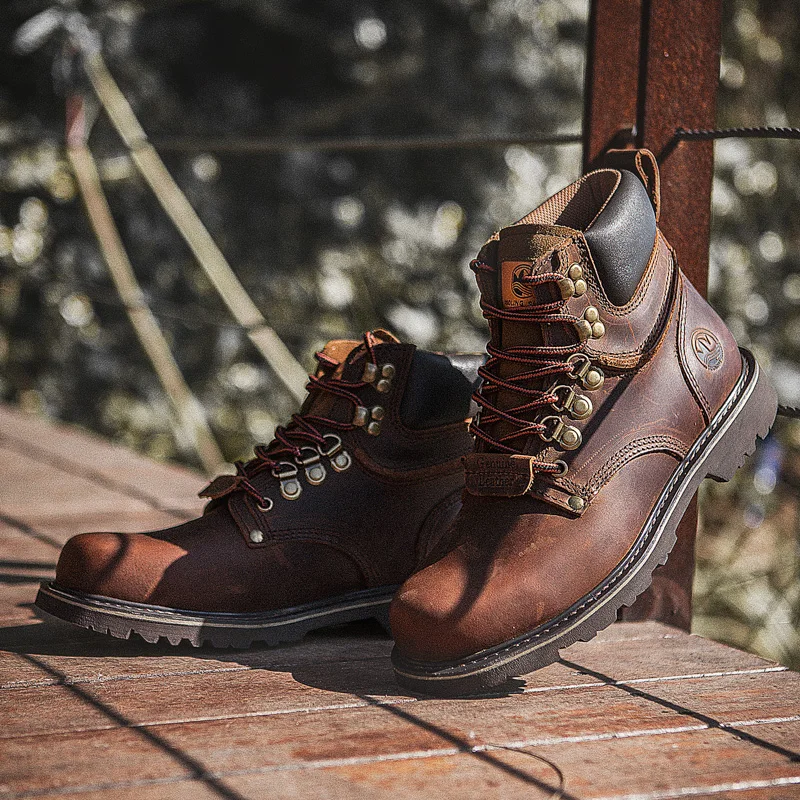 Botas tácticas impermeables piel vaca KOWM – Trekking y senderismo - imagen 5