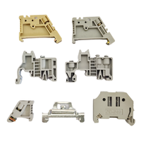 10Pcs End Stop Bracket E/UK E/UK2 EW35 WKF35 Mounting NS 35 DIN Rail Terminal Block Fixed CLIPFIX Screwless Tool-free End Clamp