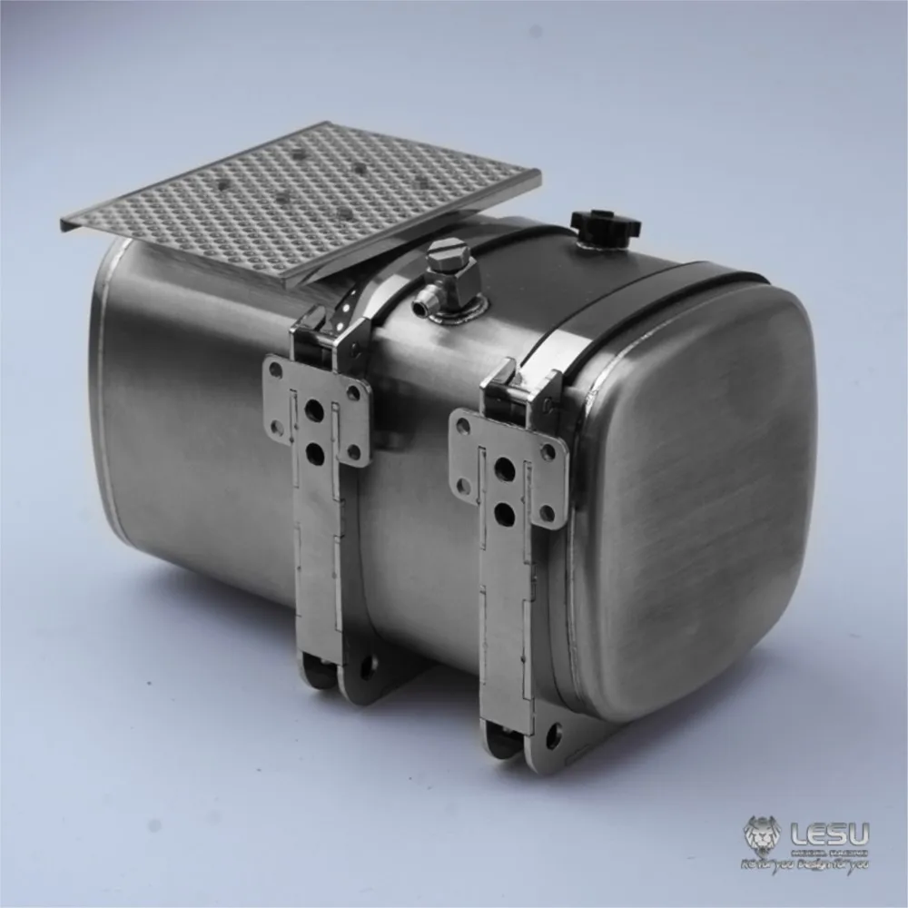 1/14 LESU Lato Destro Serbatoio In Metallo W/P Pedale 90 Millimetri Parti per Tamiyayaa RC Trattore Camion Giocattoli di Controllo Remoto Modello di Auto TH10214