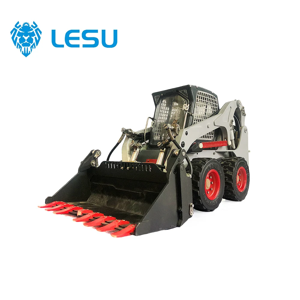 

LESU 1/14 KIT Metal Aoue-Lt5H Wheeled Skid-Steer Loader RC Hydraulic DIY Model Sound Outdoor Toys TH17188