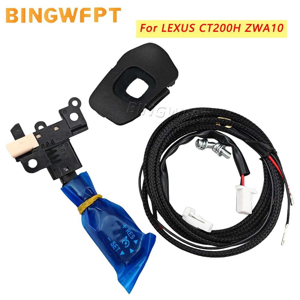 Car Steering Wheel Cruise Control Switch Kit 84632-34011 45186-76010-C0 For LEXUS CT200H ZWA10 2010 2011 2012 2013