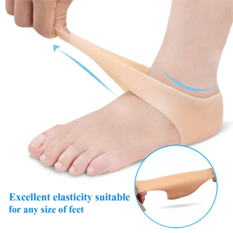 Silicone Foot Pad Anti Wear And Anti Dry Cracking Heel Pad For Relieving Heel Pain And Heel Protection Cover Accessori Scarpe