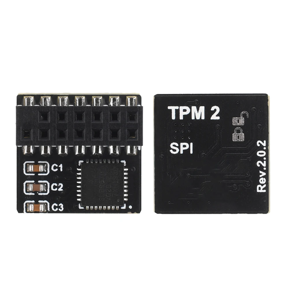 

Модуль безопасности SeasBoat TPM2.0 SPI для параллельного шифрования, 14-контактная плата удаленной карты SPI, плата безопасности для шифрования