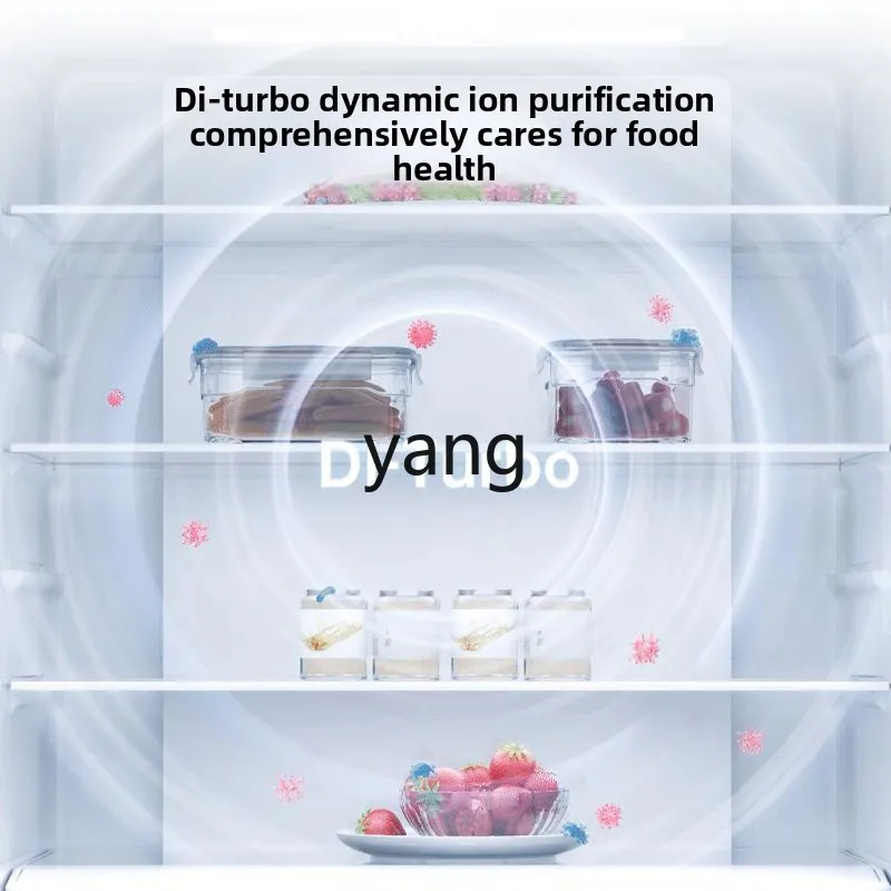 Cx cream wind double open four doors first-class retro art zero inlay air cooling frost-free