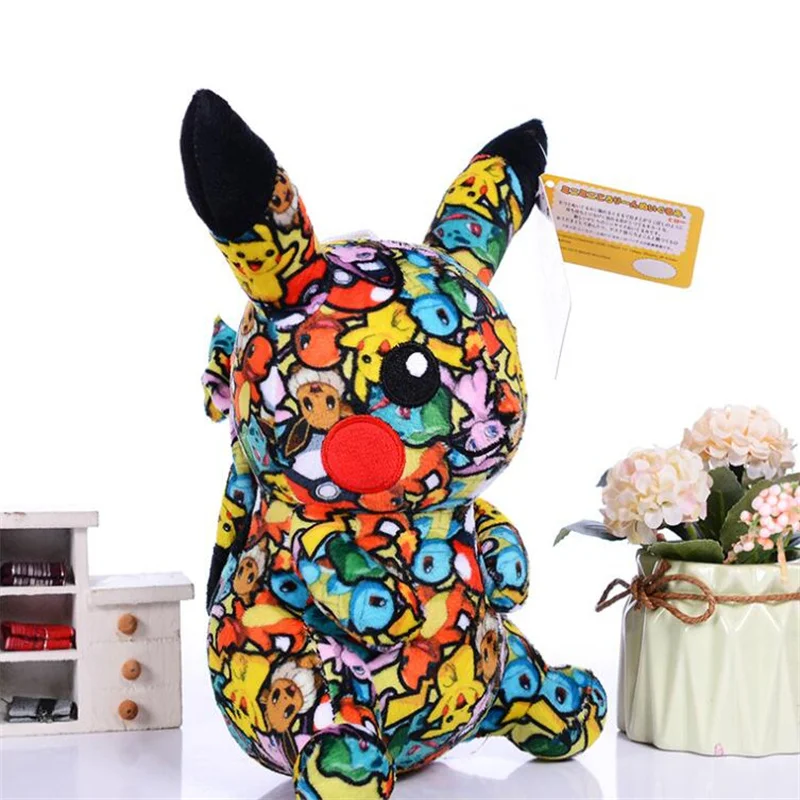 **Heißer Verkauf 4 Arten Neue Pokemon Plüschtier Bulbasaur Charmander Squirtle Pikachu Niedliche Cartoon Anime Figur Gefüllte Puppe Kinder Geschenke – Detail 2