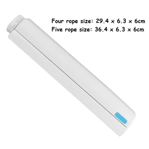 حبل الغسيل الداخلي قابل للسحب ، شماعات تجفيف مثبتة على الحائط ، رف ملابس غير مرئية ، حمام أعلى 6 حبل الغسيل مبيعات - No5