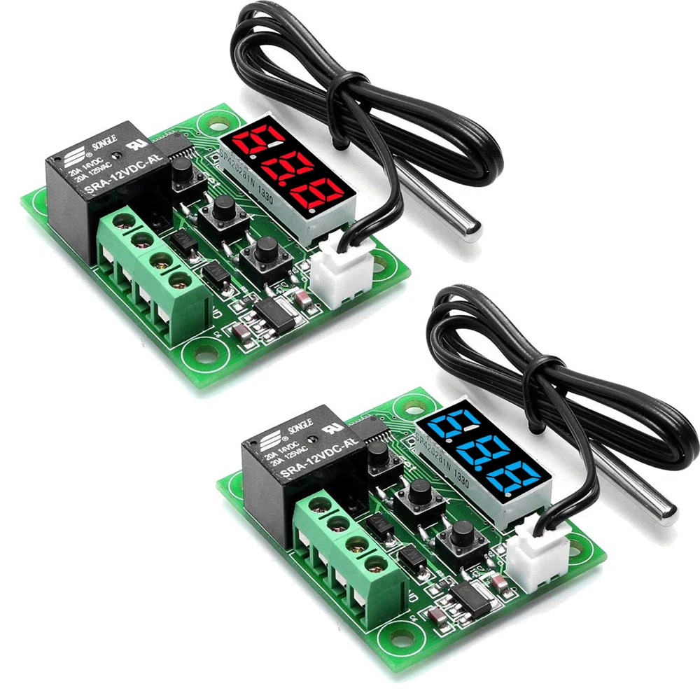 DC 12V W1209 Blue/Red Light Temperature Controller Temperature Switch Temperature Controller Temperature Gauge