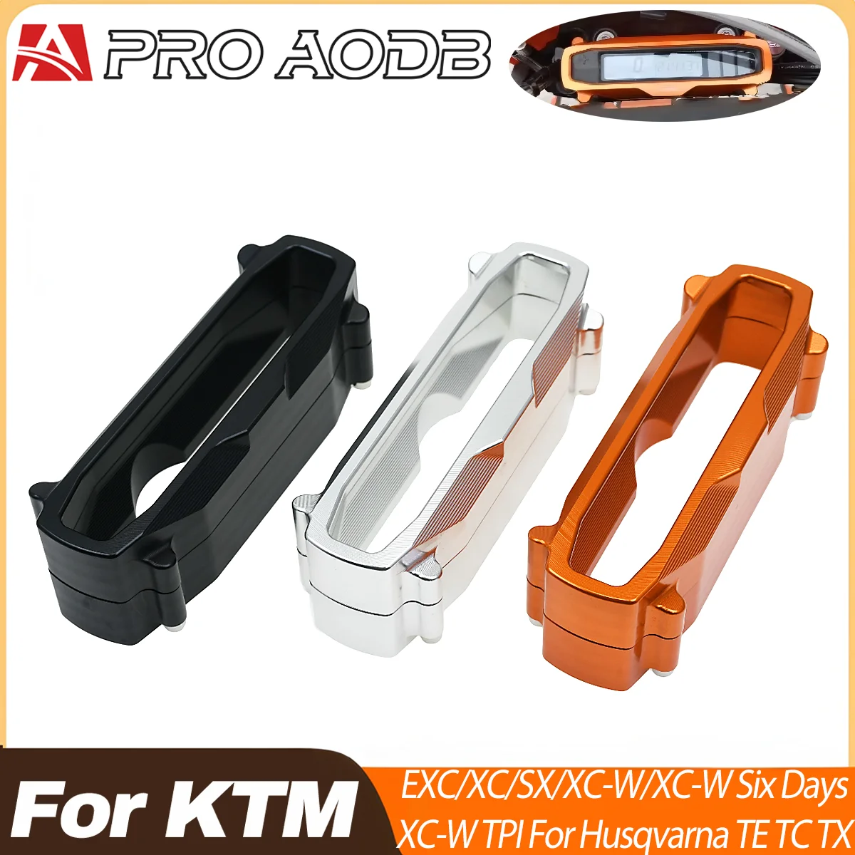 

For KTM XCW XCFW EXC EXCF 150-500 2015-2024 For Husqvarna TE 150 250 300 FE 2024 CNC Odometer Speedometer Cover Protector Guard