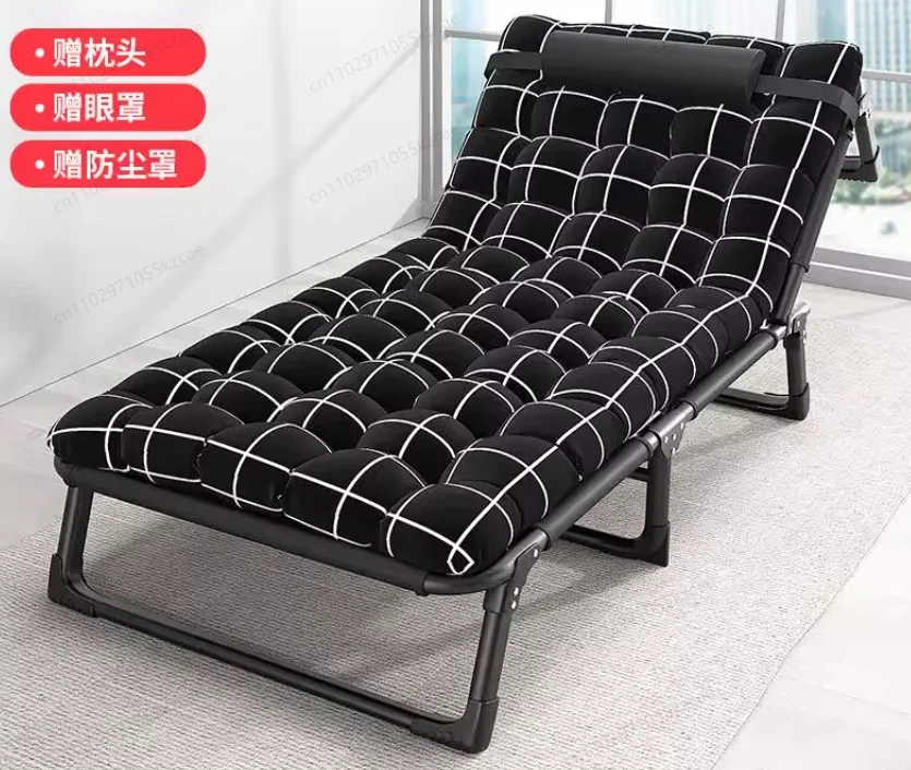 Rollaway bed Single Household simple lunch break  Office outdoor nap Camp bed Multi-function recliner