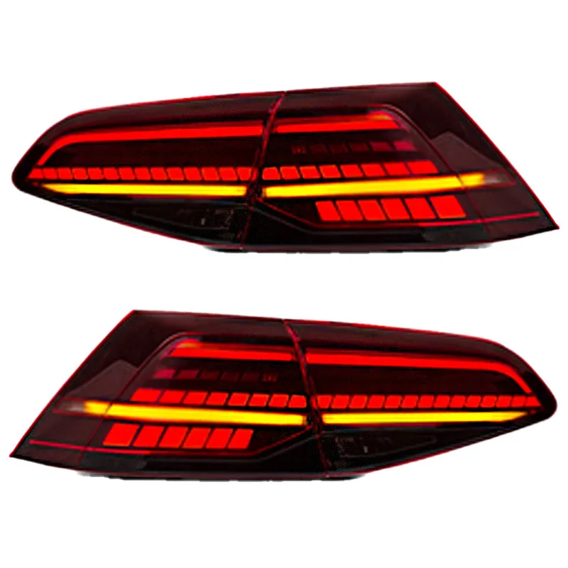 Applicable for Volkswagen Golf 7  2016-2020 Tail Light LED Flowing Turn Signal Reverse Light Cross-Border Direct Shipping